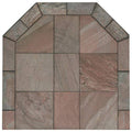 Bronze Polished Slate Hearth Pad D158672