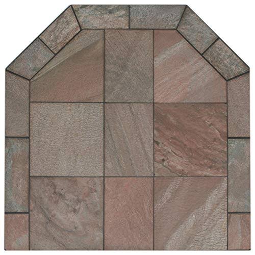 Bronze Polished Slate Hearth Pad D158672
