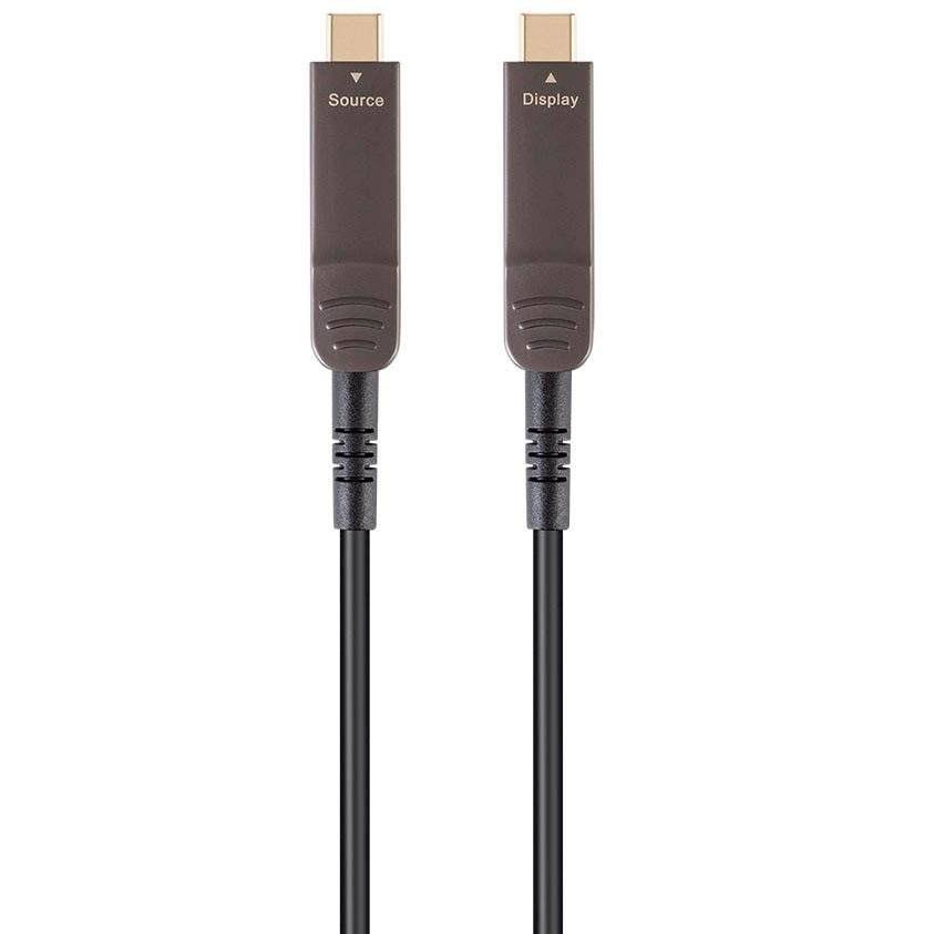 USB 3.1 Type-C to Type-C Fiber Optic Cable, 50ft, 4K@60Hz B695036