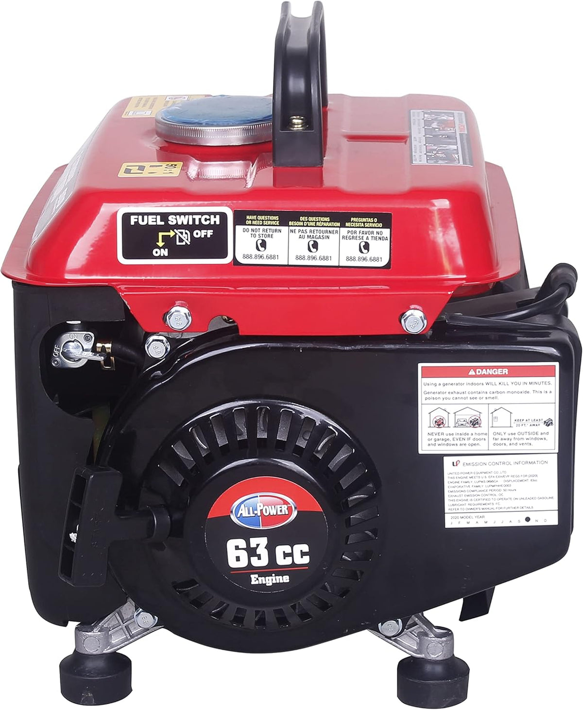 Gas Powered Portable Generator V637912