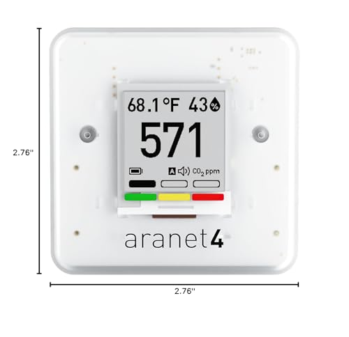 Wireless Indoor Air Quality Monitor with E-Ink Screen D34622