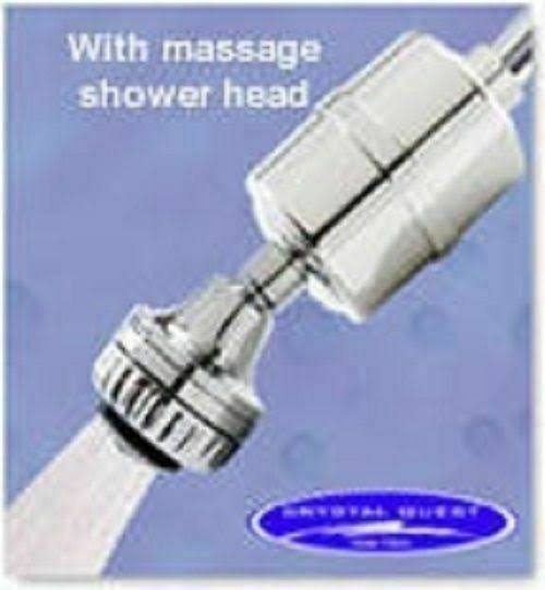 Chrome Shower Filter with Massage Head B53786