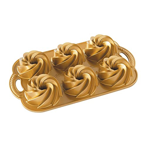Silver Metallic Bundtlette Cake Pan A598792
