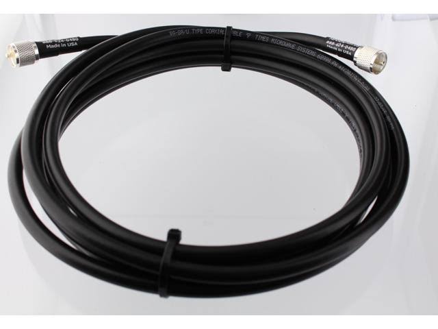USA Made RG-213/U Coaxial Cable with UHF PL259 Connector X6761