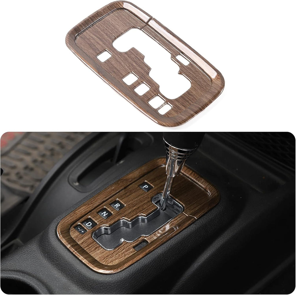ABS Gear Shift Panel Cover Trim Stickers Car Interior Accessories L30350
