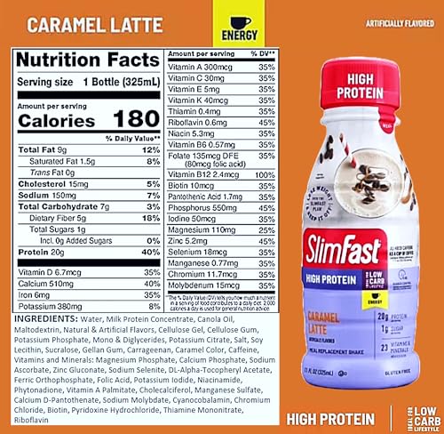 Creamy Chocolate High Protein Ready to Drink Meal Replacement Shakes 11 fl. oz 7 Pack G7616