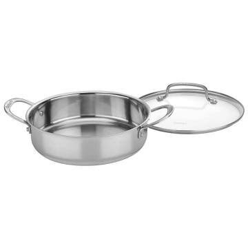 Stainless Steel 3-Qt. Covered Casserole U9401
