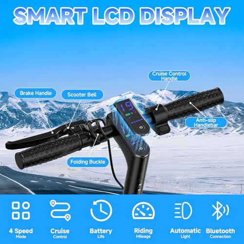 Electric Scooter with 350W Motor 16 Mph Top Speed 8.5'' Solid Tires K8897