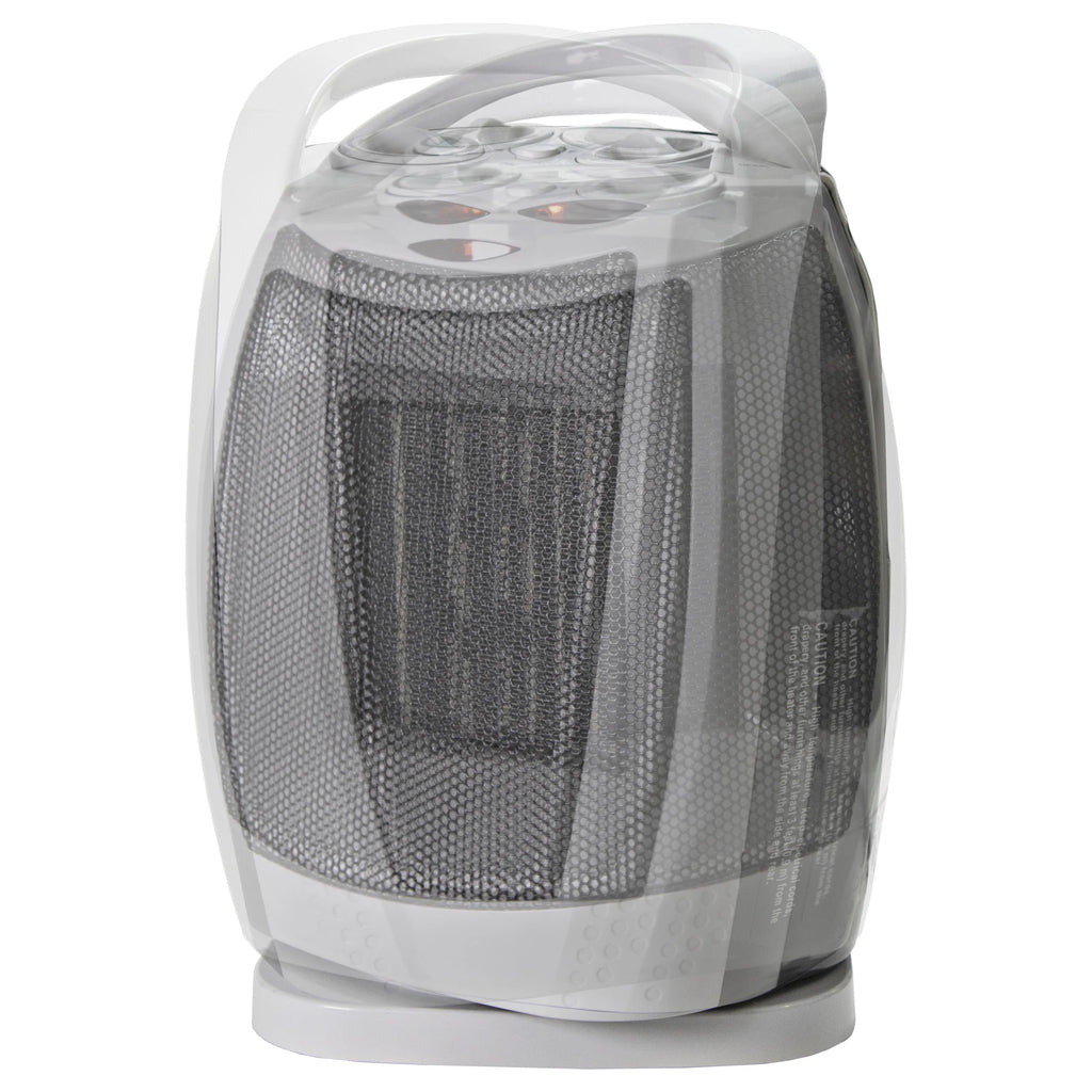 1,500-Watt Oscillating Ceramic Heater with Adjustable Thermostat V8434