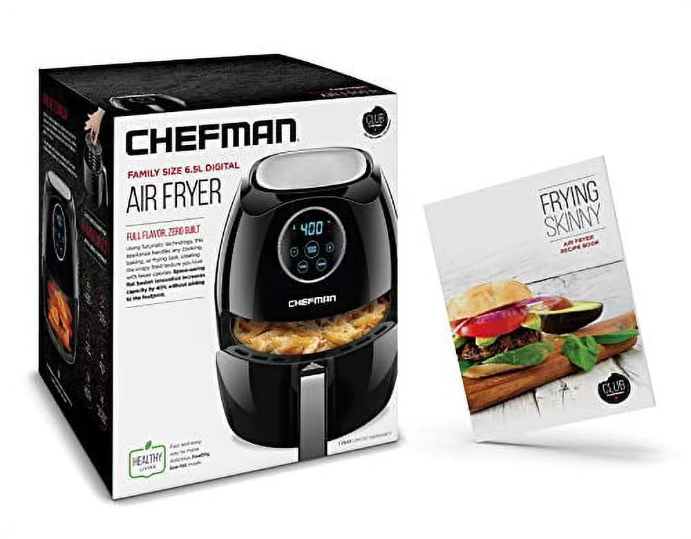 Black 6.5 Liter Air Fryer Oven H14790