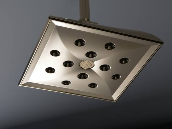 Polished Nickel Ceiling Raincan Showerhead K9241
