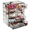 Acrylic Makeup Organizer with 3 Large 4 Small Drawers Z247876