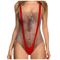 3D Print High Cut One Piece Swimwear E664