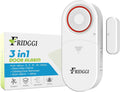 3in1 Alarm Door Ajar Chime with Delay White B32344