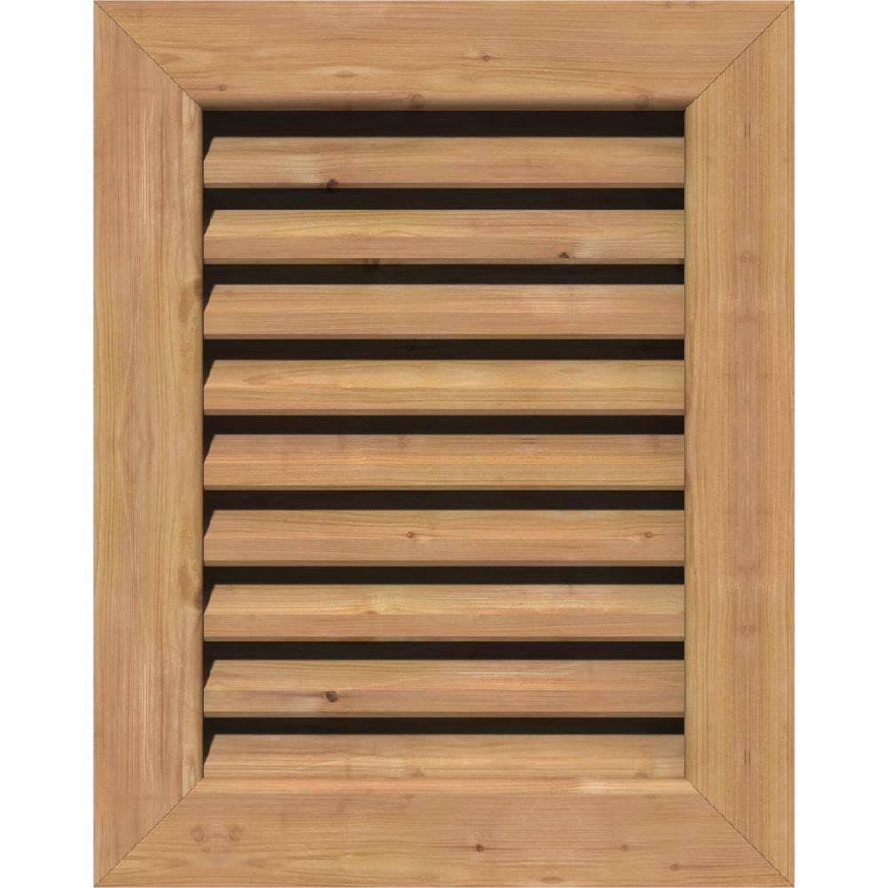 Vertical Gable Vent Unfinished Functional G9372
