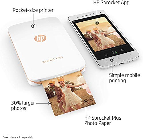 Portable Color Photo Printer 2x3" Black I4646