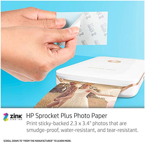 Portable Color Photo Printer 2x3" Black I4646