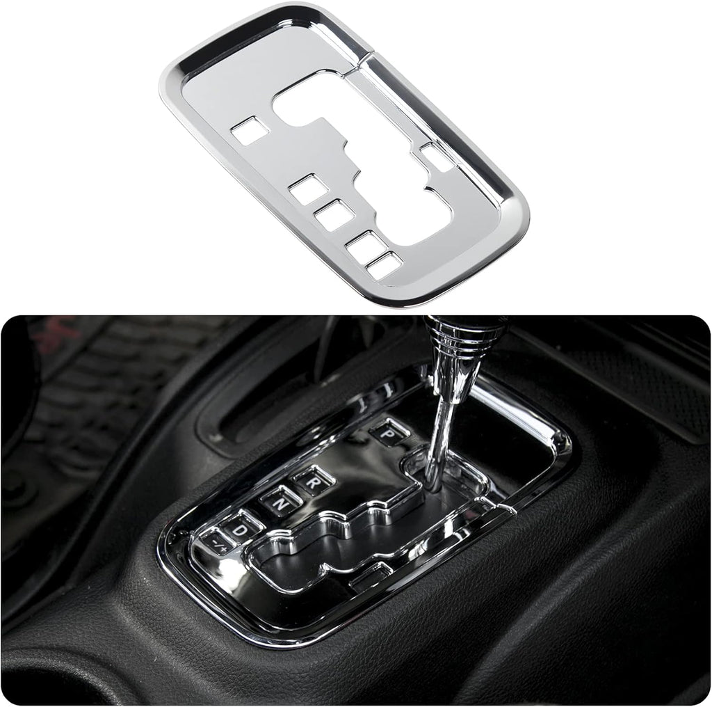 ABS Gear Shift Panel Cover Trim Stickers Car Interior Accessories L30350