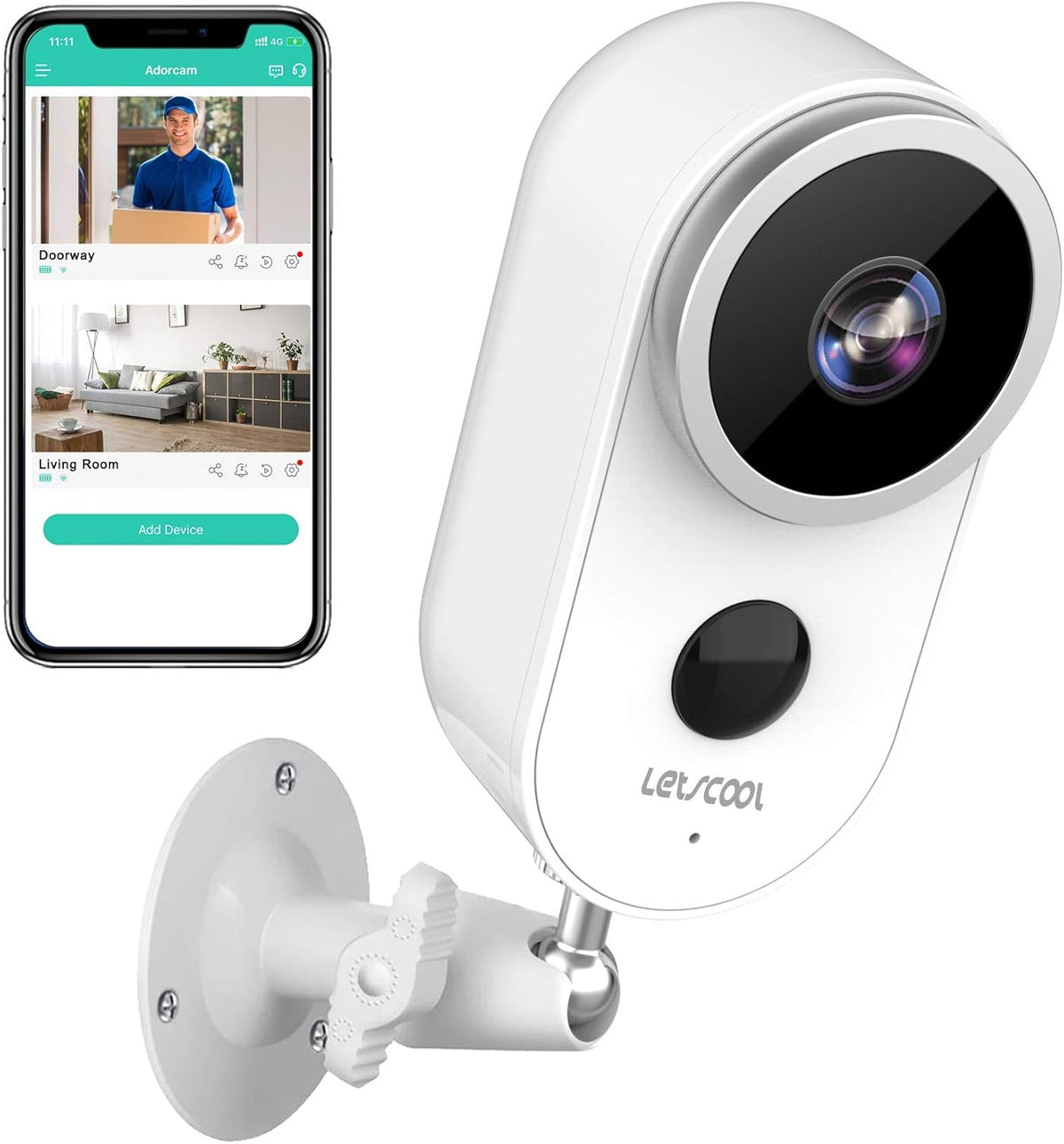Wireless 1080P Rechargeable Battery WiFi Security Camera B6942