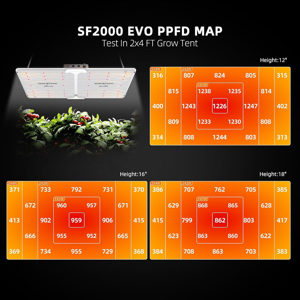 LED Grow Light with 2x4 Grow Tent B7499