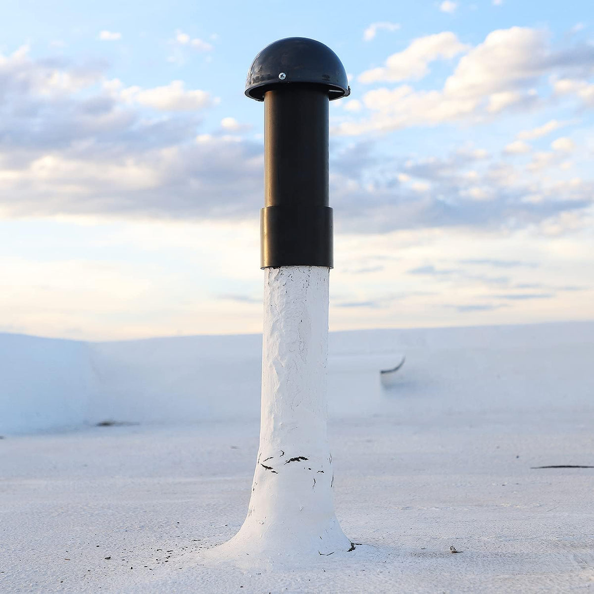 Black ABS Vent Stack Pipe Filter with Mushroom Cap N6684