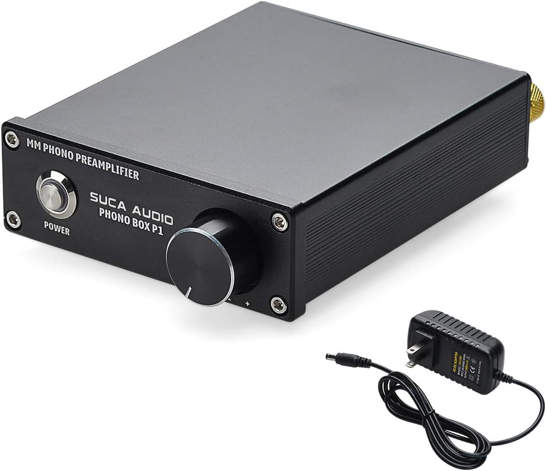 Mini Phono Preamp with RCA Input & Output Pack of 2 Q64854