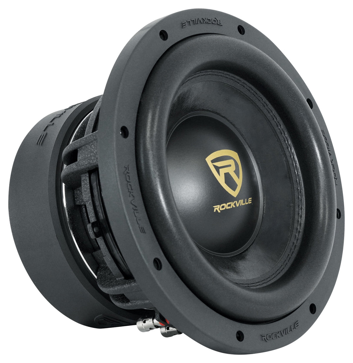 10" 6400 Watt Car Subwoofers with Mono Amplifier and Copper Amp Kit I4015