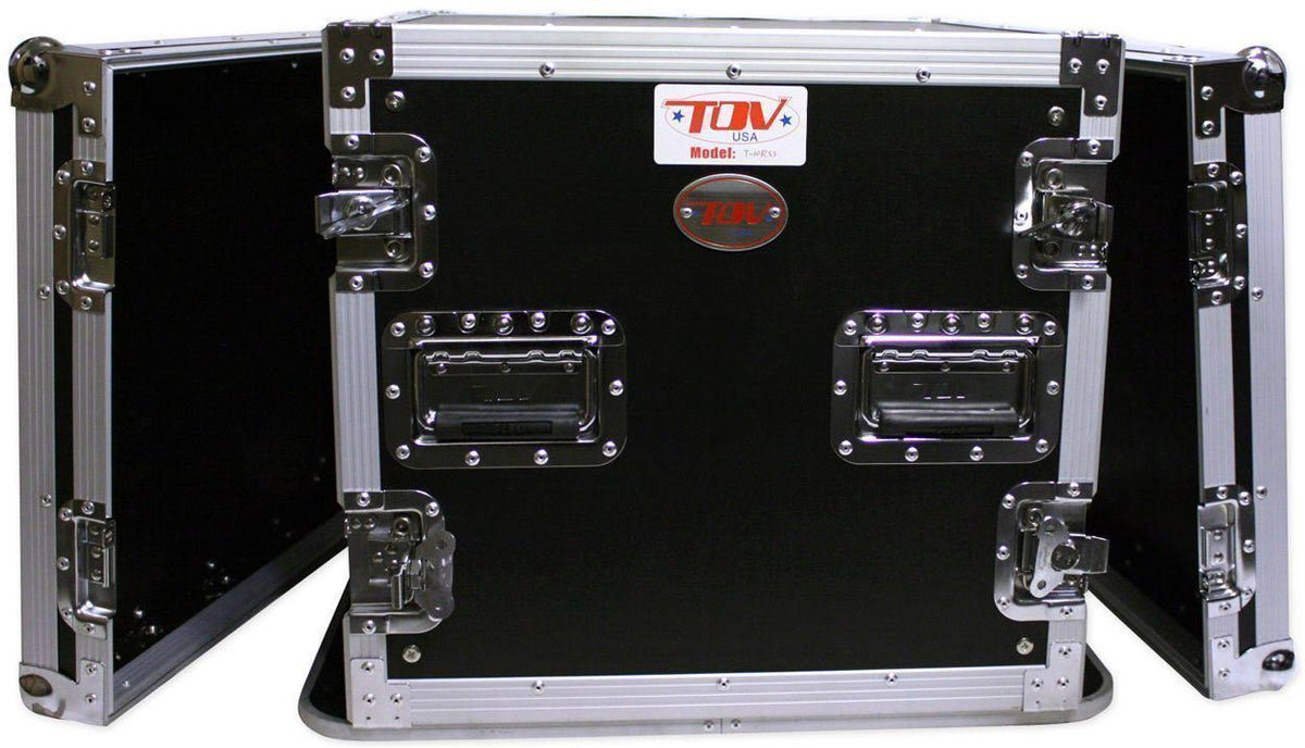 10U Amp Rack Mount Flight Case with Casters G694