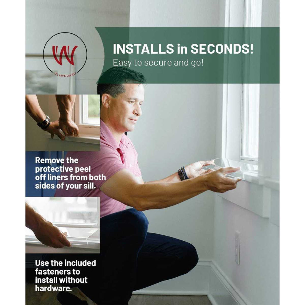 Window Sill Protector Transparent T16654