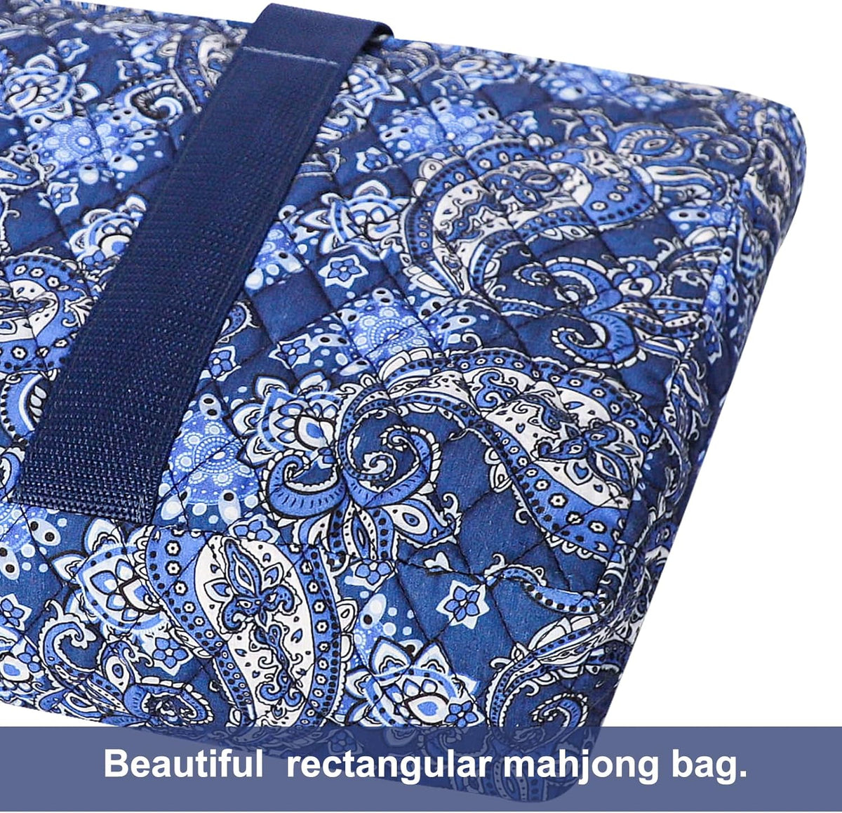 166 White Tiles Mahjong Set with Soft Bag and 4 Racks P37527