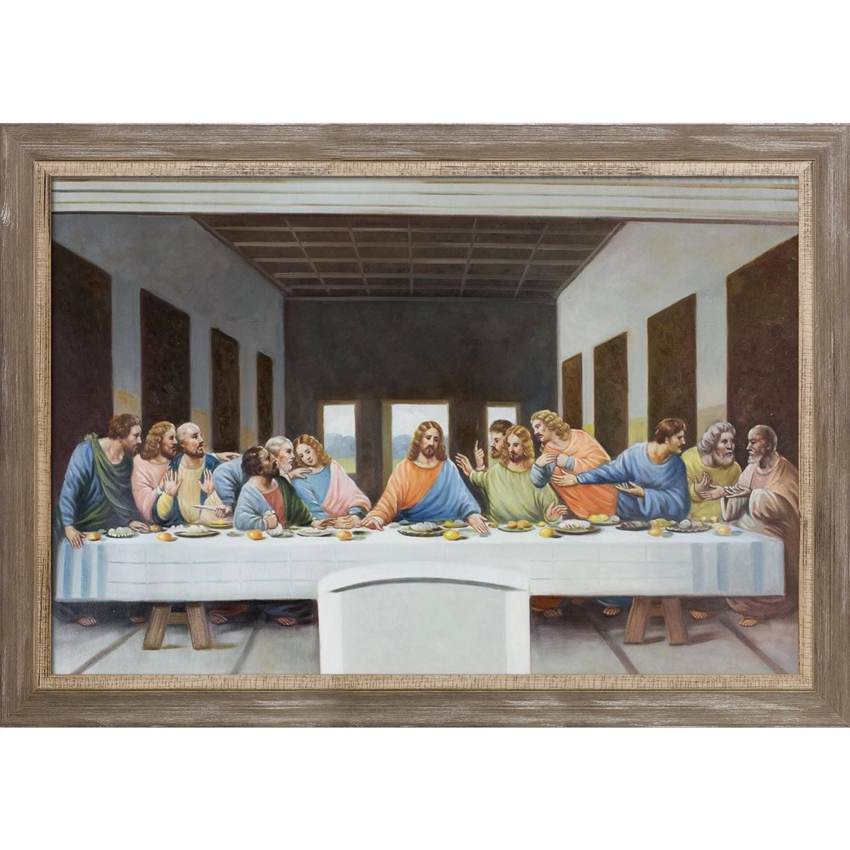 Large Hand Painted Oil Reproduction Y708