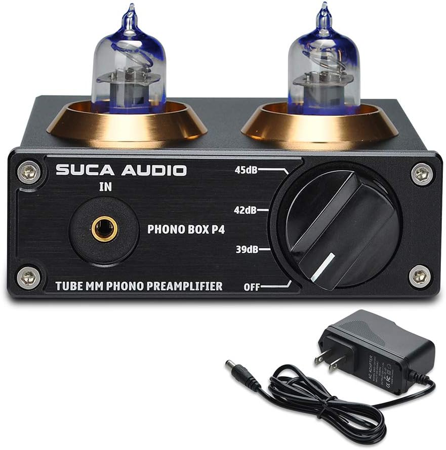 Mini Phono Preamp with RCA Input & Output Pack of 2 Q64854