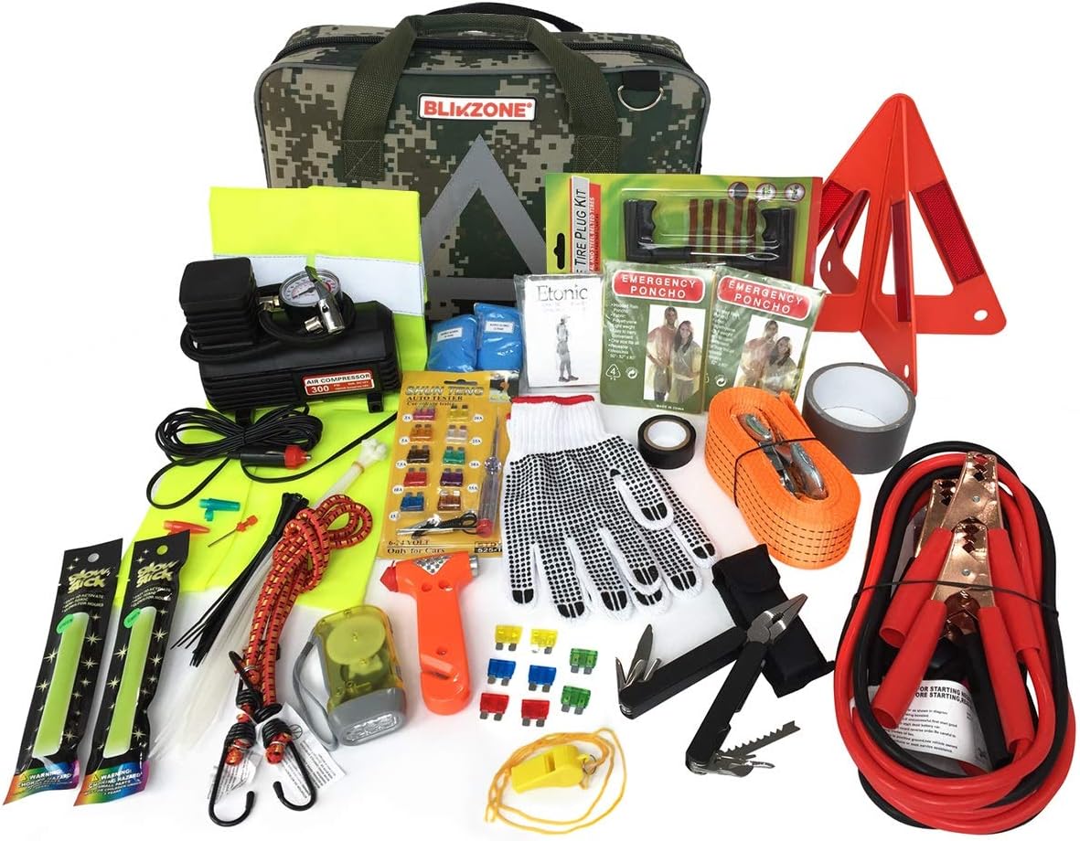 81 Pc Roadside Emergency Car Kit Z631535