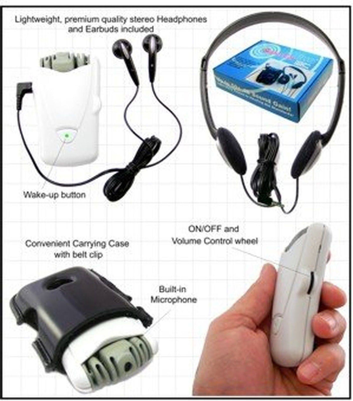 Sonic Personal Sound Amplifier with Case O9447