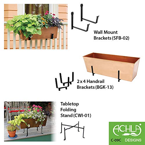 Large Copper Flowerbox Planter S900