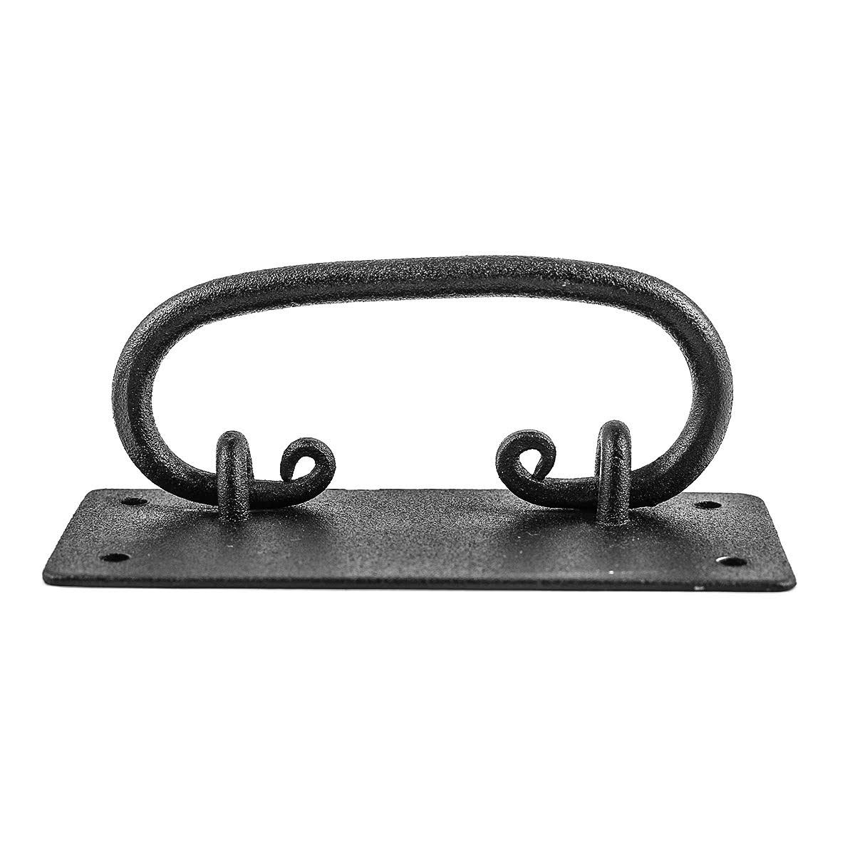 10 Cabinet Drawer Door Pull Black Wrought Iron N108431