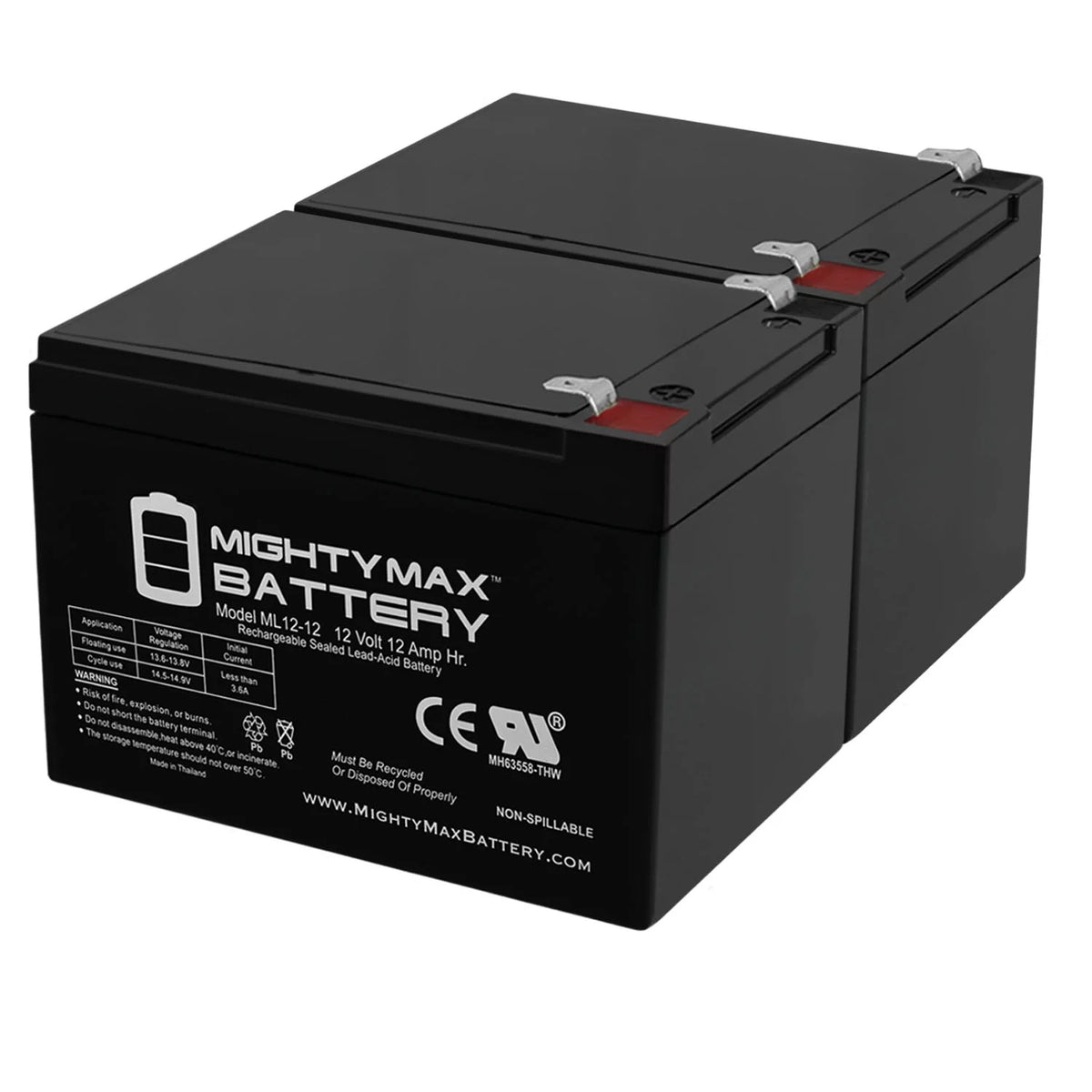 12V 12AH Replacement Battery K248643