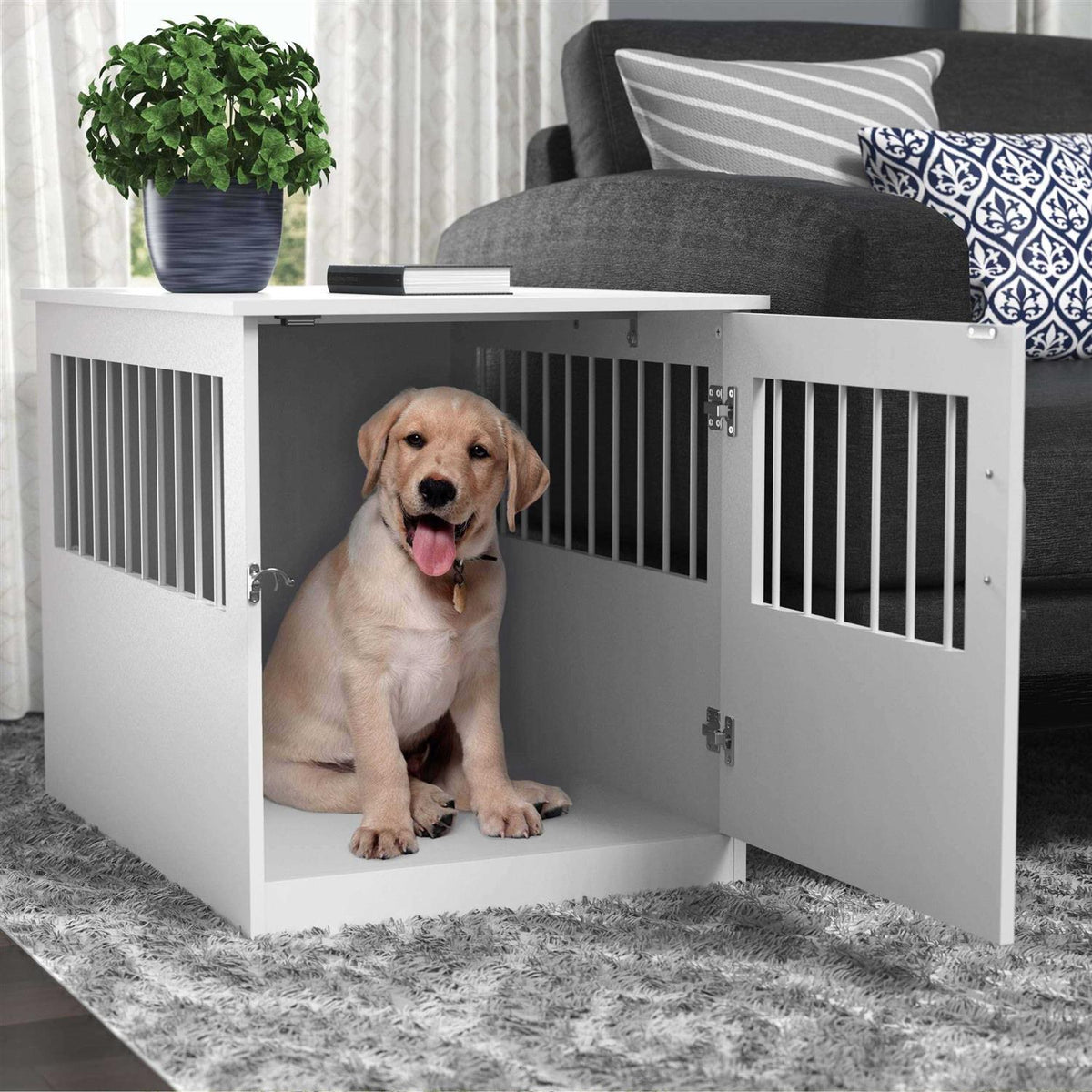 End Table and Pet Crate V115