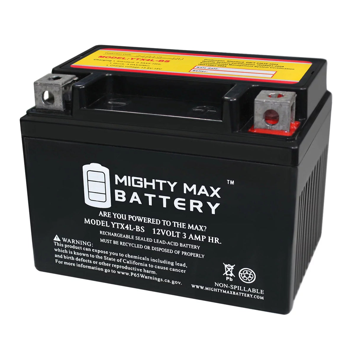 4L-BS SLA Replacement Battery P785833