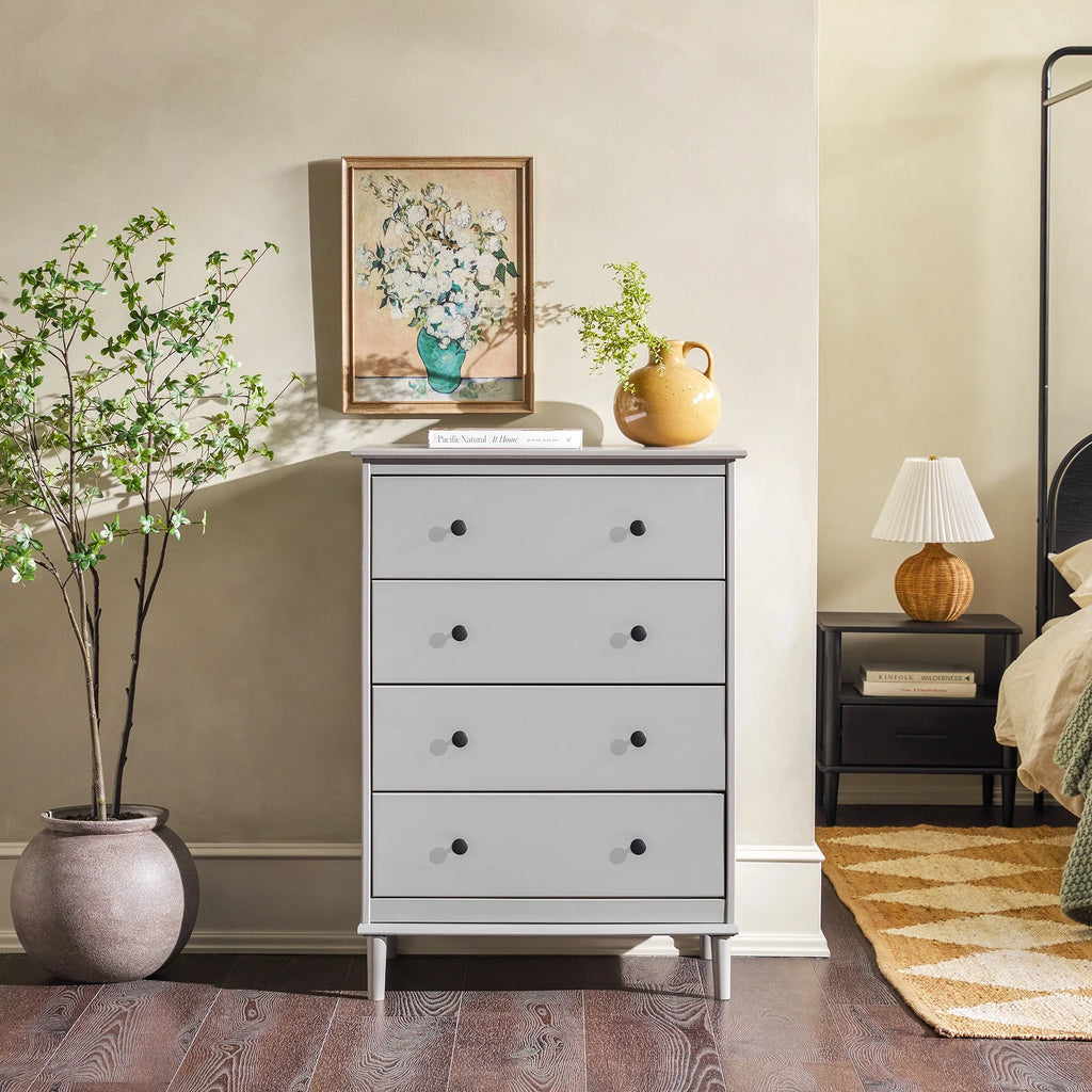 4 Drawer Solid Wood Dresser F9781