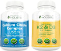 Calcium Citrate 1000mg Vitamin D3 K2 365 Vegan Capsules L88433
