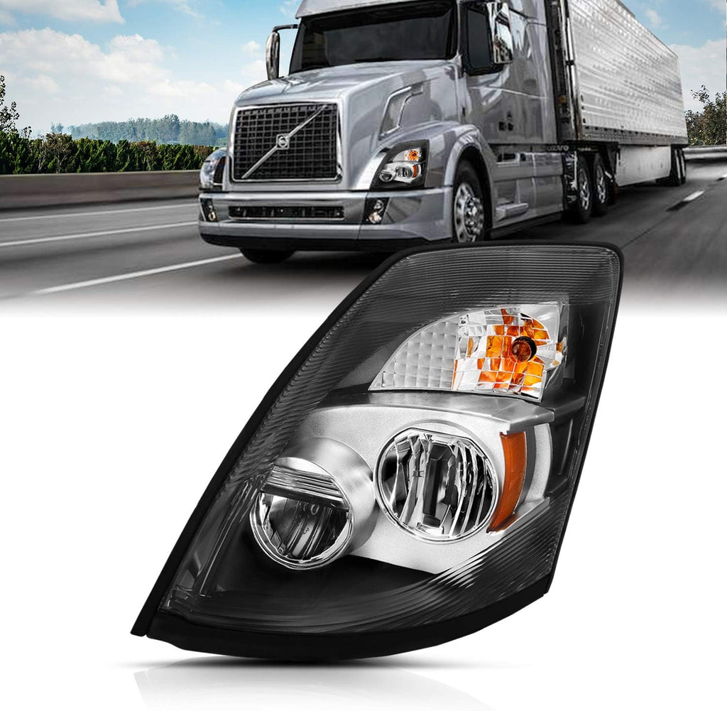 Chrome LED High Low Beam Replacement Headlights V1162