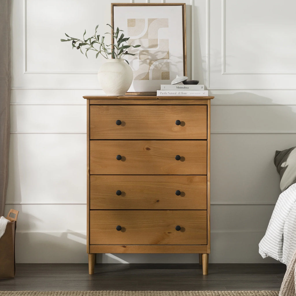 4 Drawer Solid Wood Dresser F9781