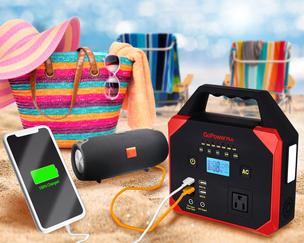 45000 mAh Emergency Power Station with AC Outlet and USB Ports P20534