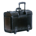 Black Wheeled Laptop Catalog Case U8670
