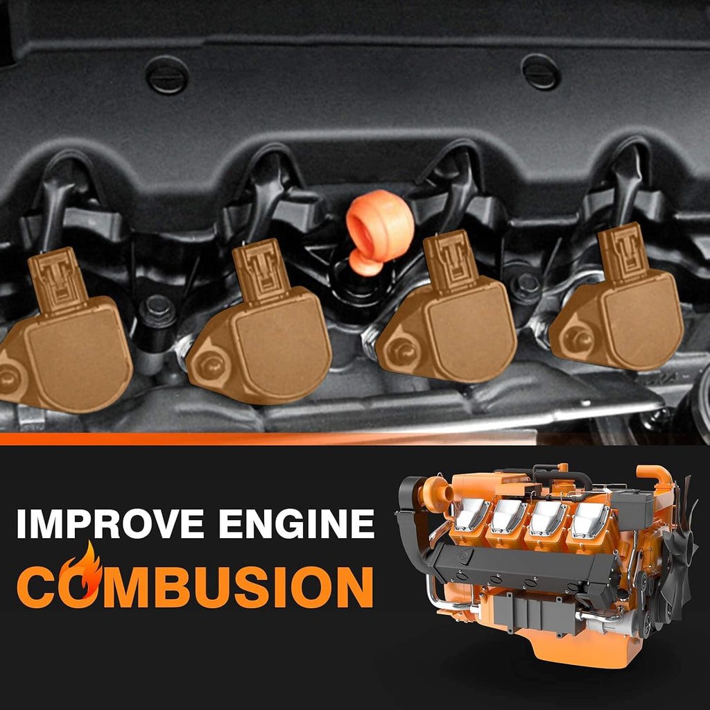 Ignition Coil Pack Compatible with Mercedes-Benz W166 ML350 2014-2015 V6 3.5L 6-PC O47910
