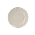 9 inch Scalloped Edge Plate in Eggshell American White, Case of 24 H476