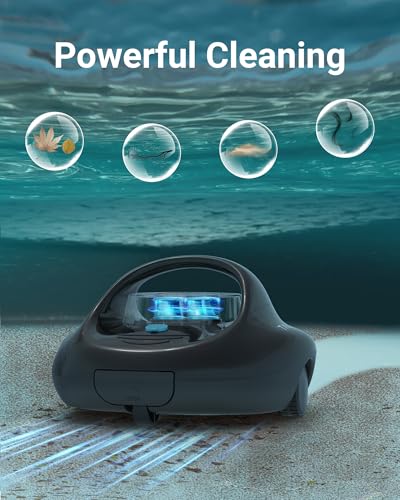 Cordless Robotic Pool Cleaner with 2.5H Fast Charge H9483