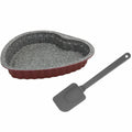 Heart Cake Set 24cm with Silicone Spatula B99915