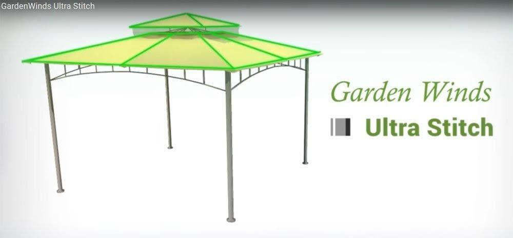 Two-Tiered Replacement Gazebo Canopy D100649
